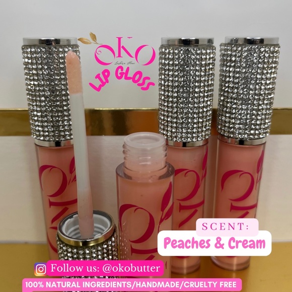 OKO Butter Lip Gloss- PEACHES & CREAM - Picture 2 of 4